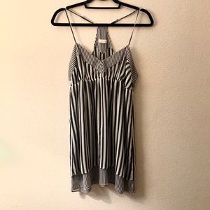 UO Silence + Noise Vertical Striped Mini Dress